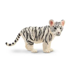 Toymany Standing White Tiger Cub Figurine Toy