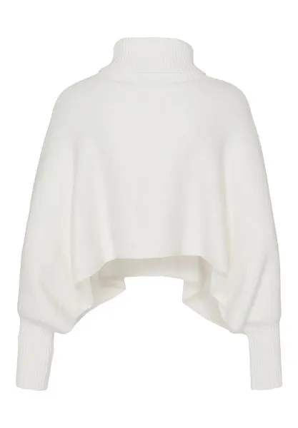 Tuzzi Cream Polo Neck Sweater