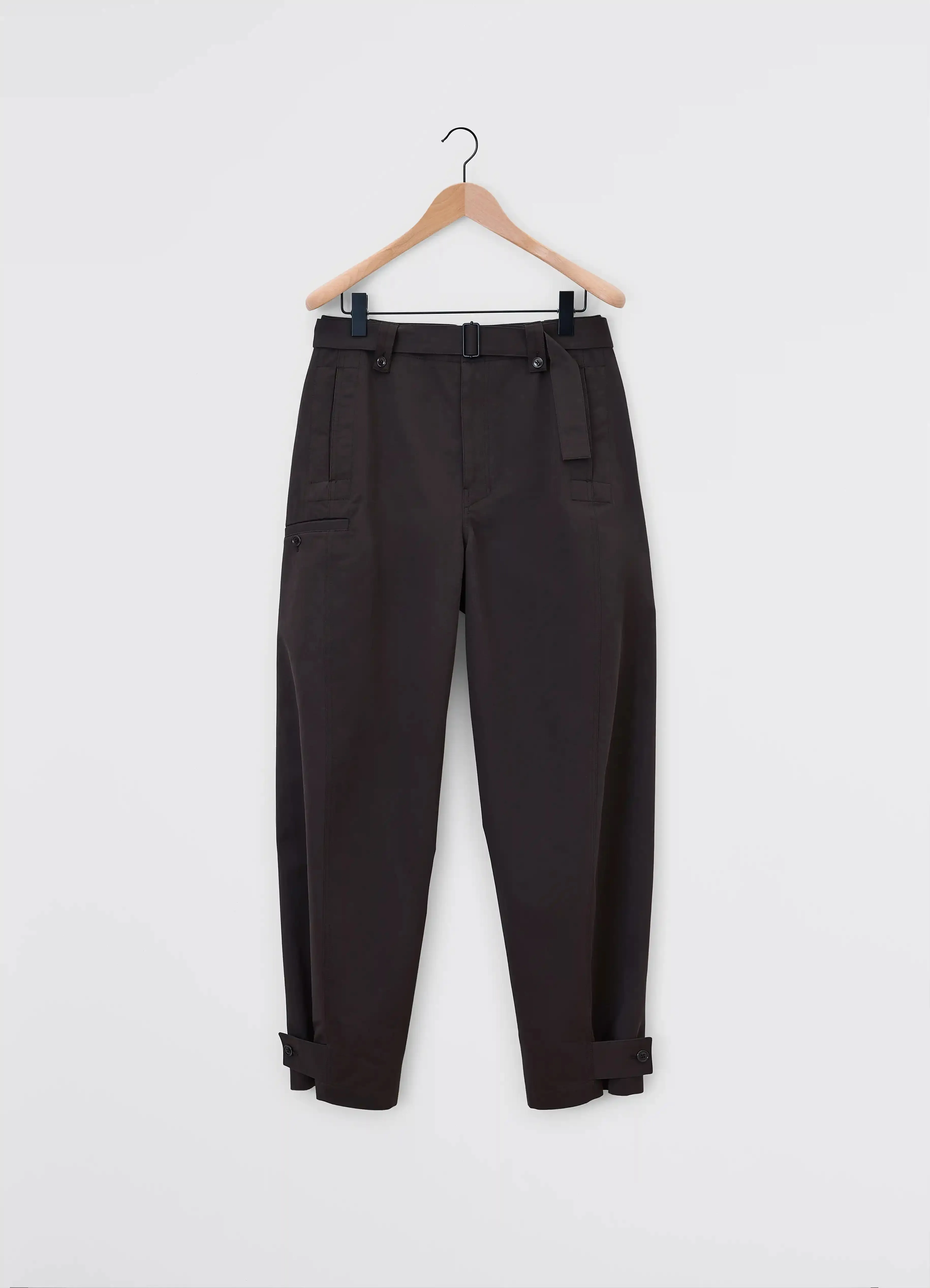 TWISTED PANTS WITH ADJUSTABLE CUFF