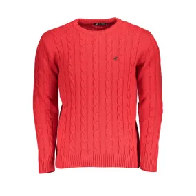 U.S. Grand Polo Red Fabric Sweater