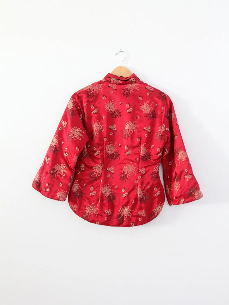 vintage Chinese brocade jacket