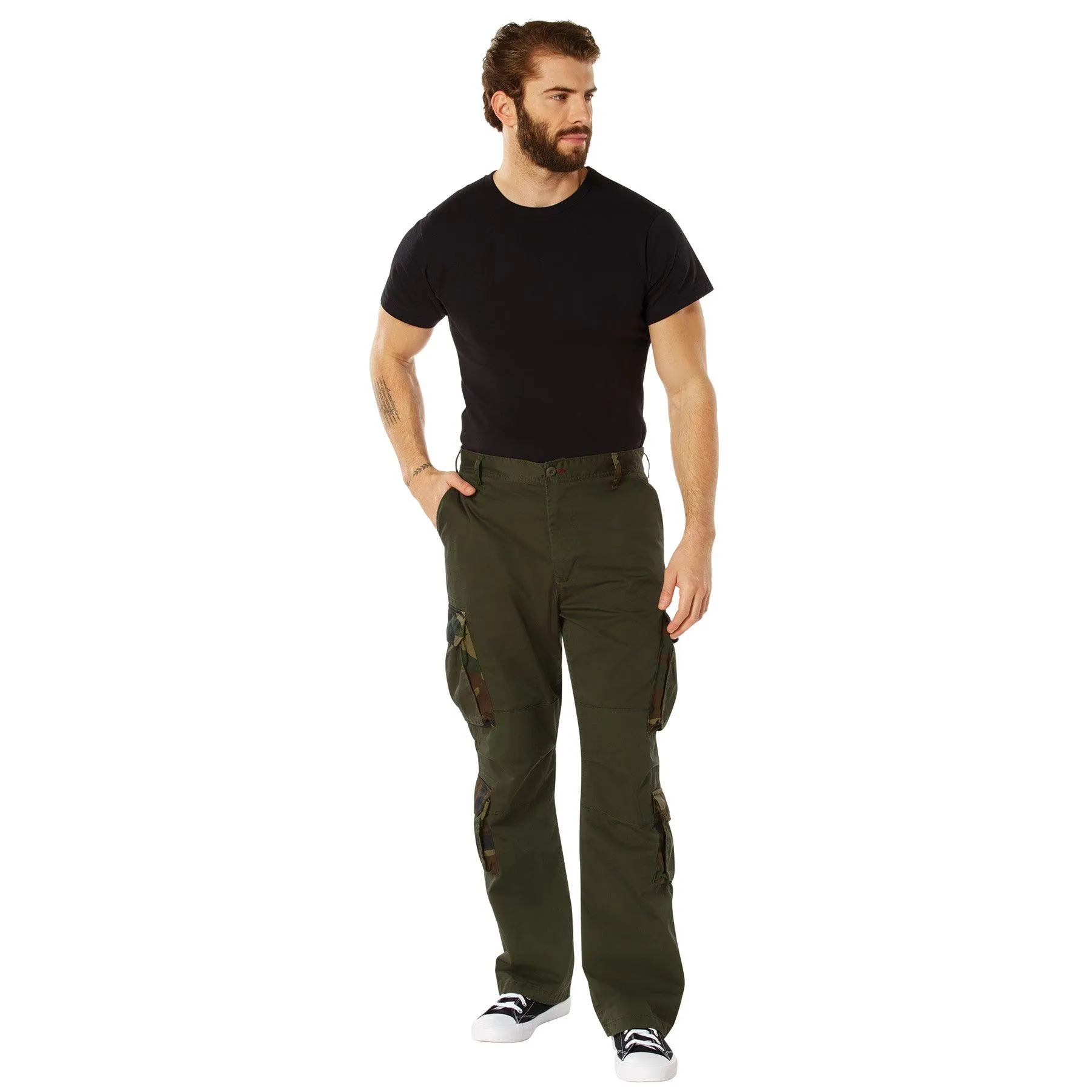 Vintage Paratrooper Cargo Fatigue Pants