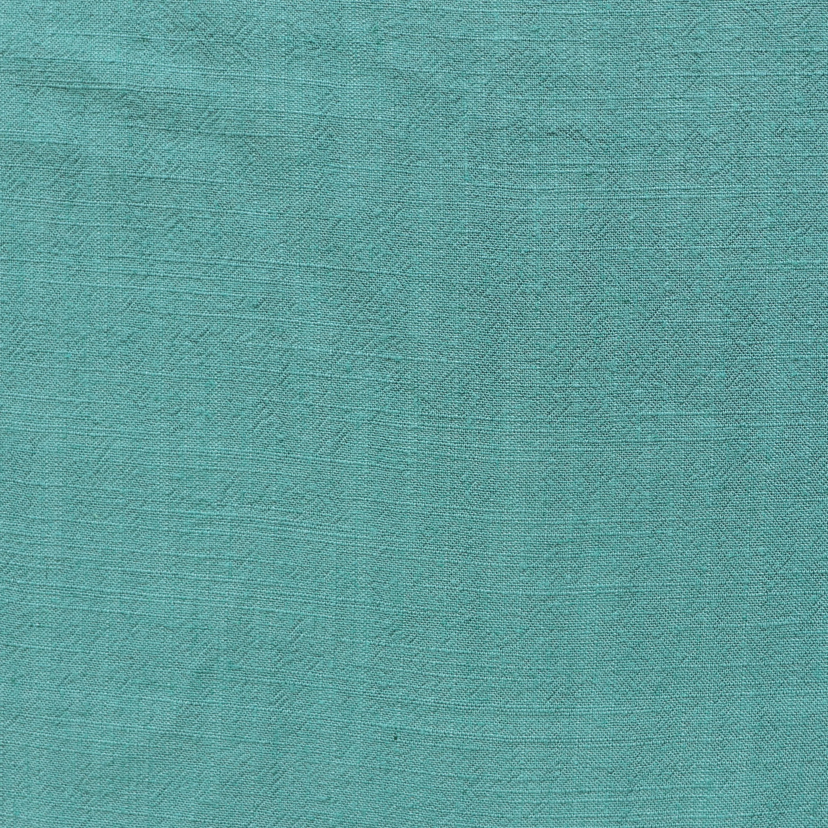 Viscose Linen Slub - Turquoise Blue