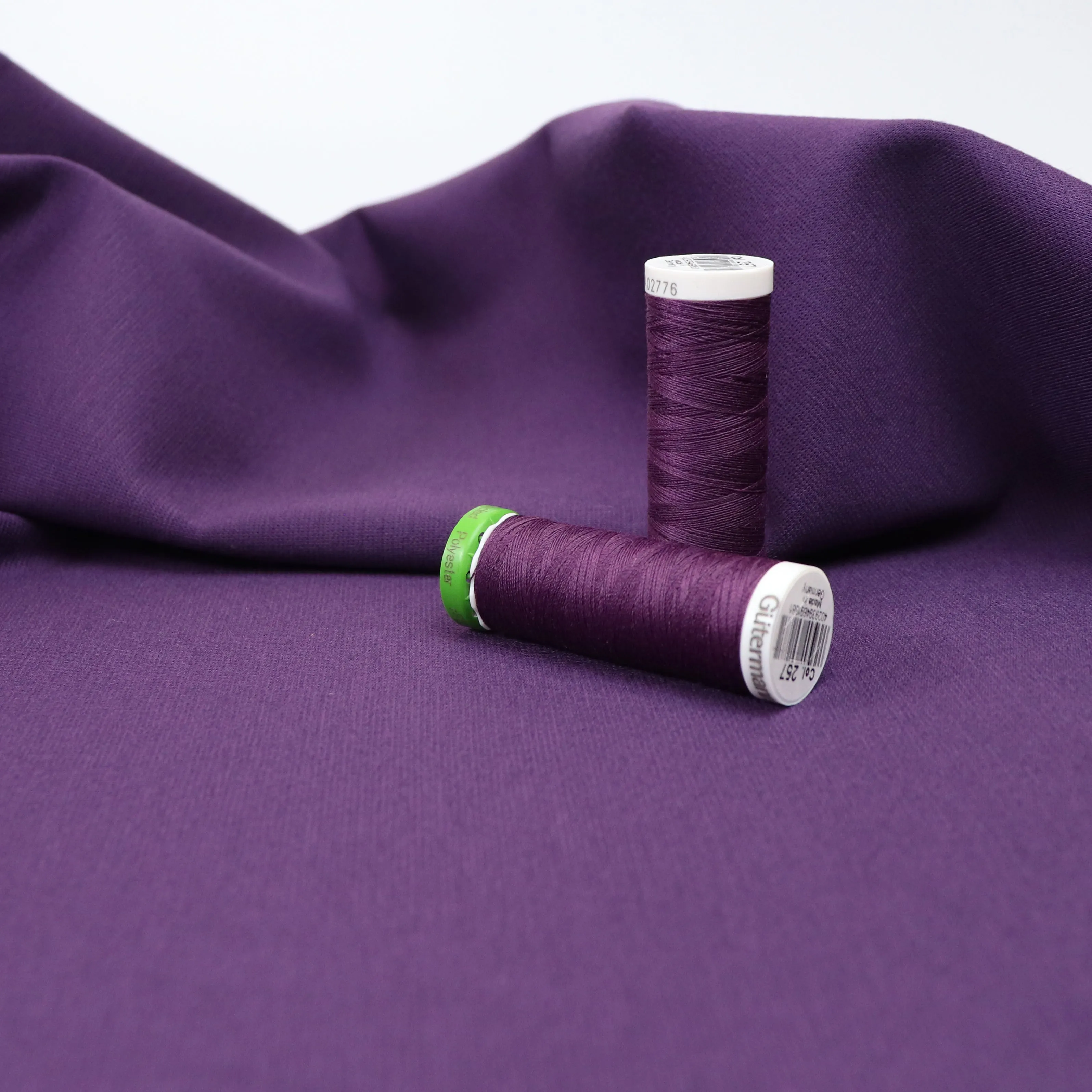 Viscose Ponte Di Roma - Purple