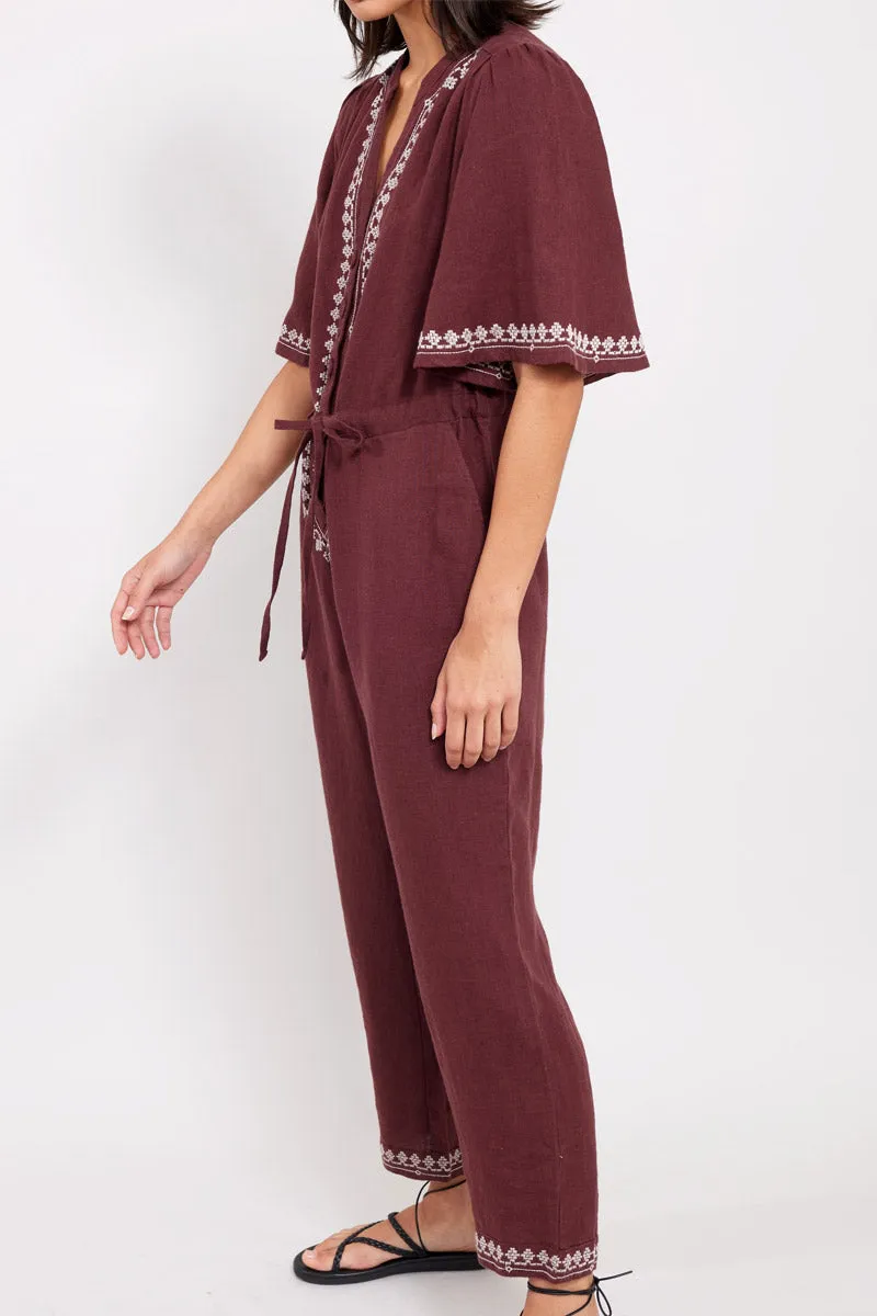 Vivi Embroidered Jumpsuit