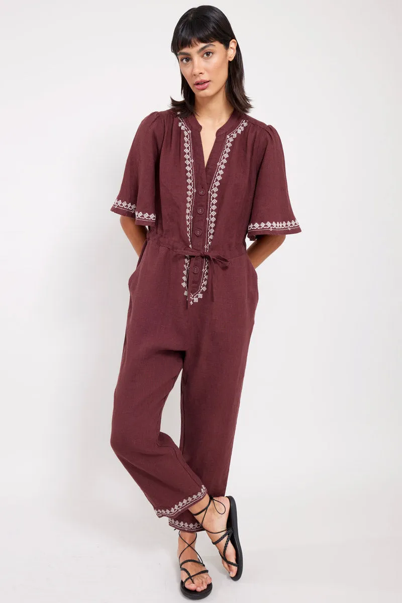 Vivi Embroidered Jumpsuit