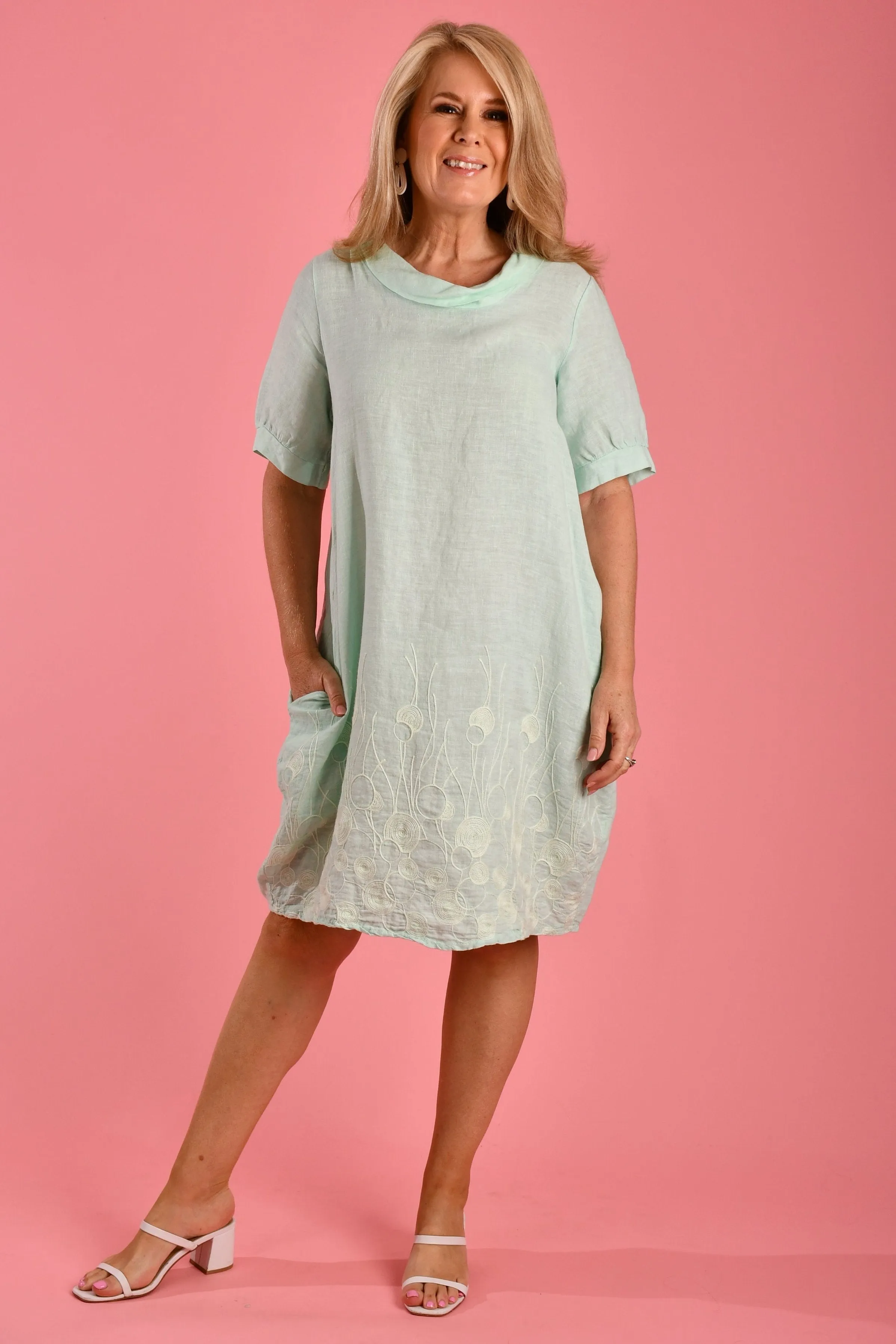 VLSD030 (23A320) - SORRENTO DRESS - MINT