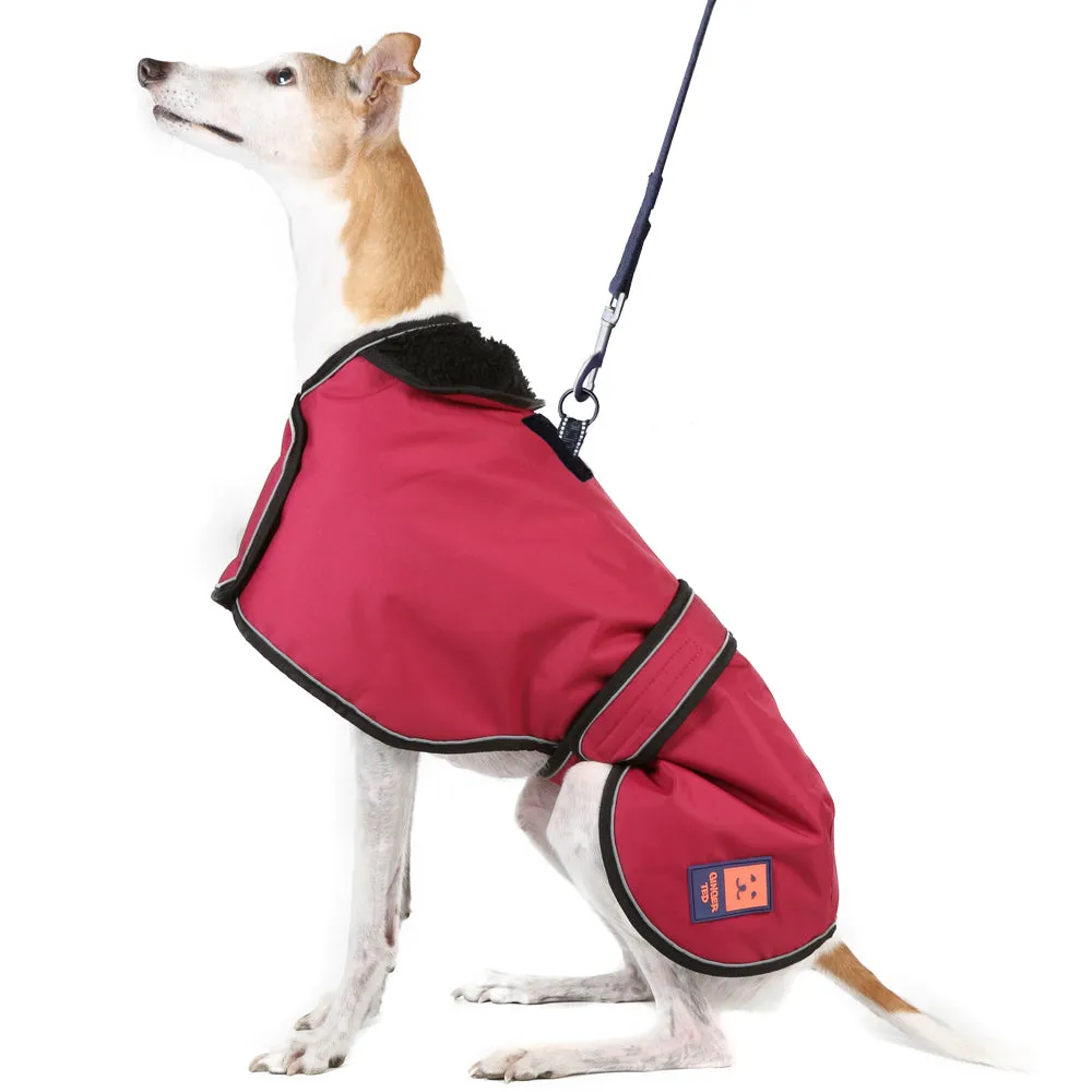 Waterproof Shower Greyhound Harness Dog Coat with Warm Lining