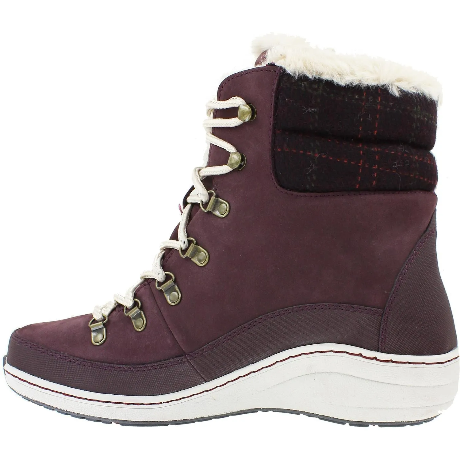 Women's Aetrex Jodie Wine Suede