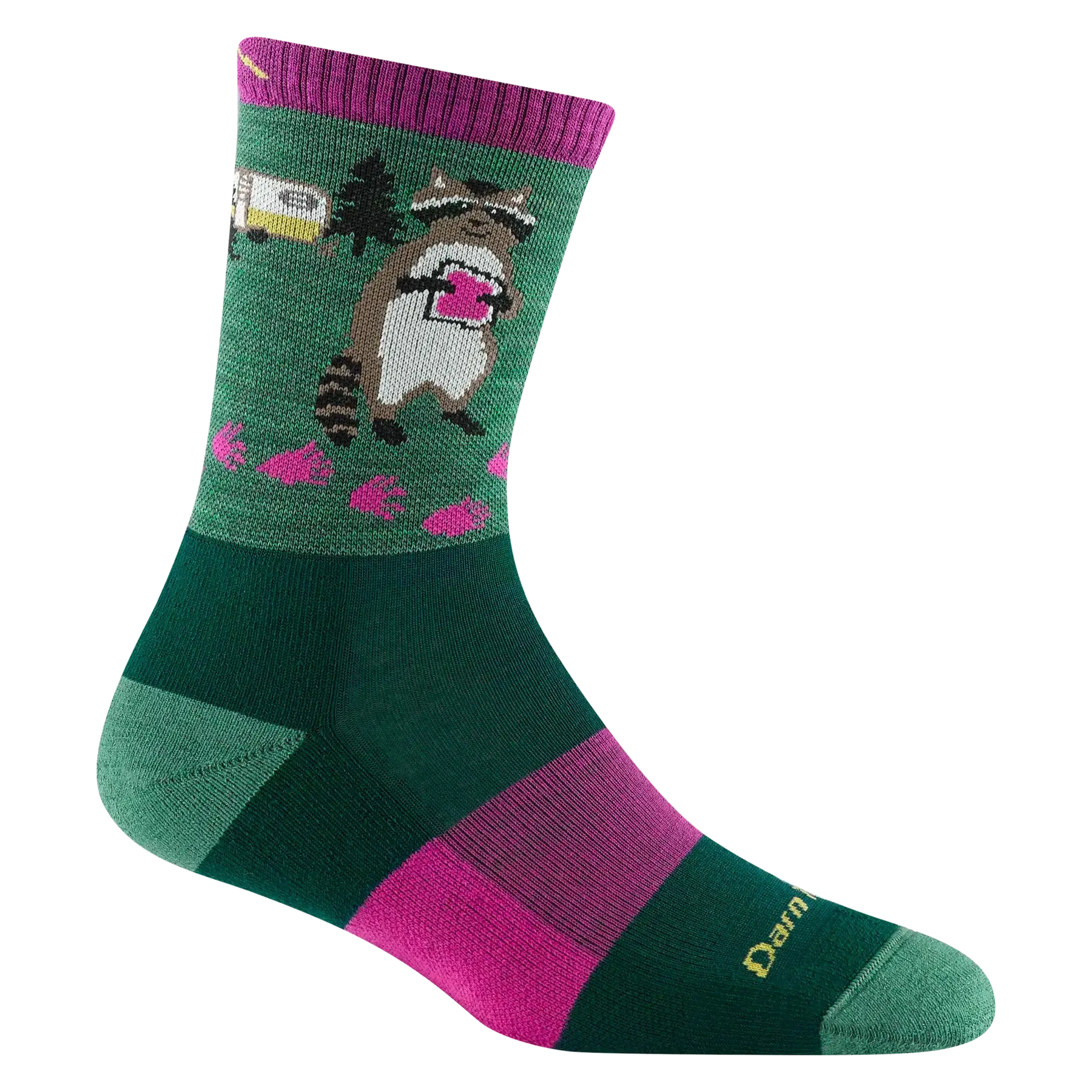 Women's Critter Club Micro Crew Lightweight Hiking Sock - Moss