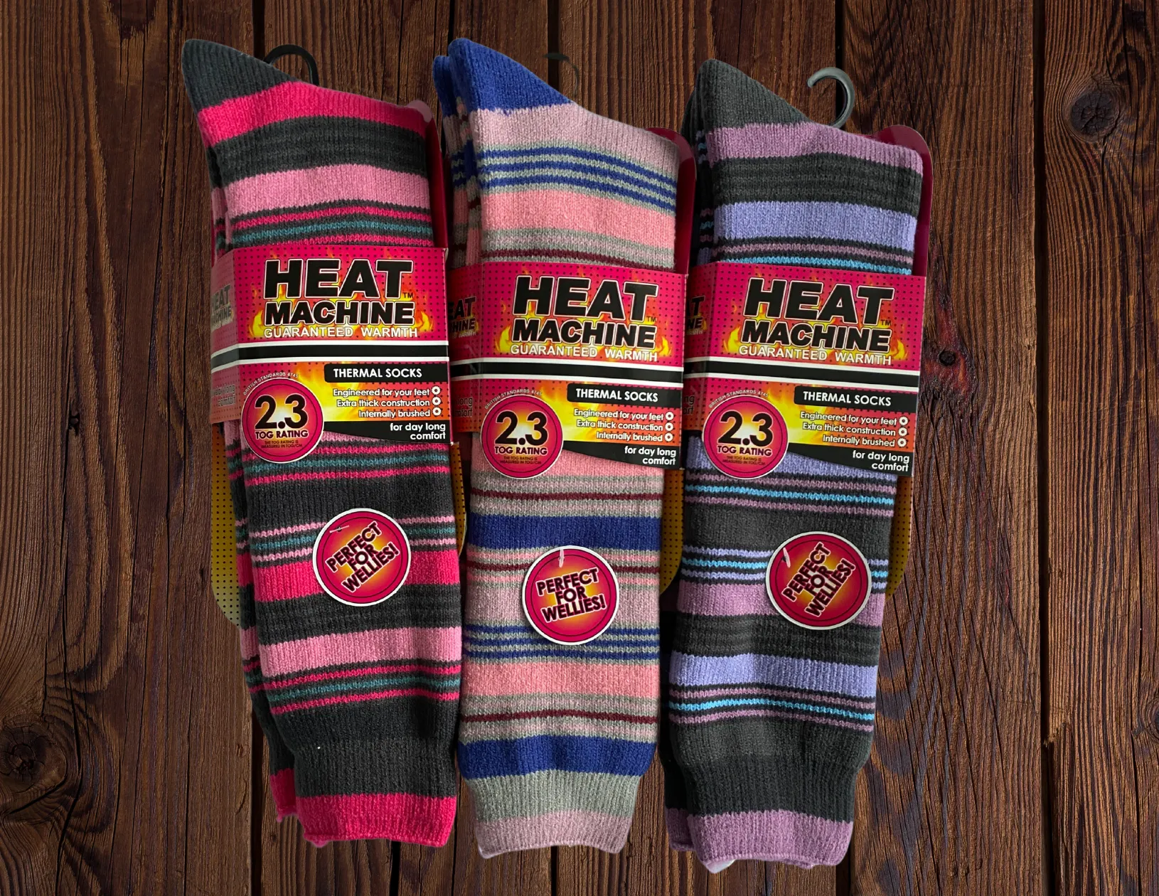 Womens Heat Machine Long Thermal Socks Tog 2.3 Warm Winter Socks