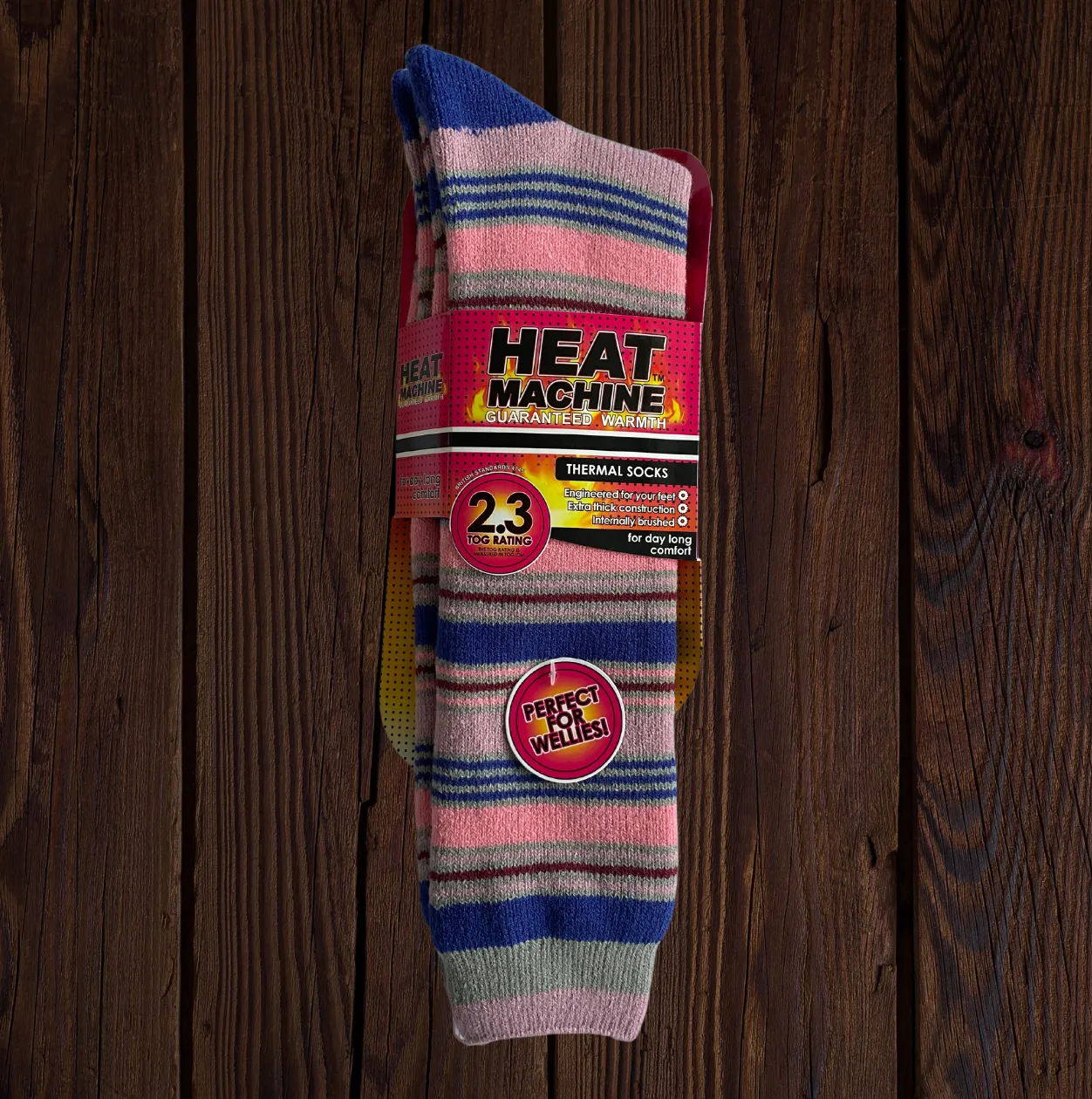 Womens Heat Machine Long Thermal Socks Tog 2.3 Warm Winter Socks