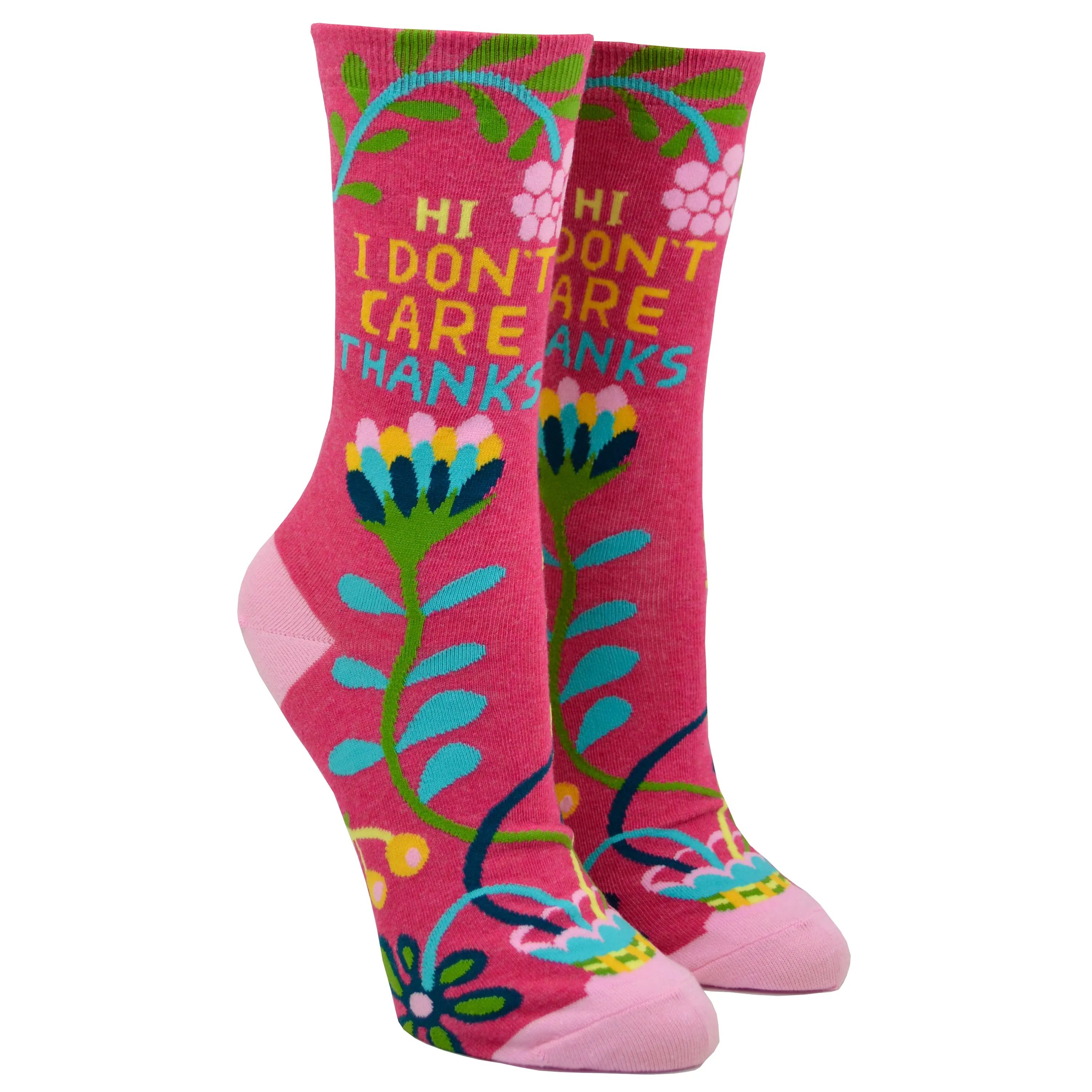 Women's Hi. I Don't Care. Socks