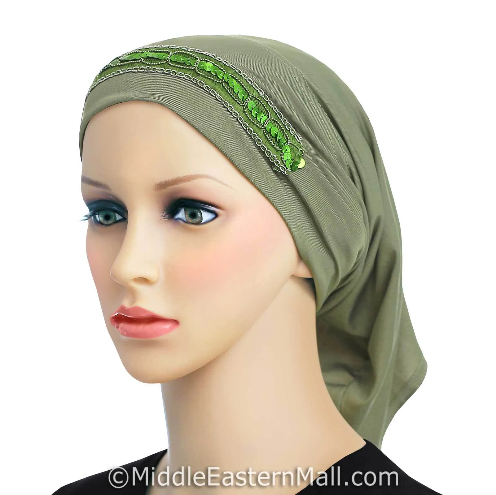 Women's Luxor LYCRA Extra Long Tube Undercap Hijab Beanie Fashion