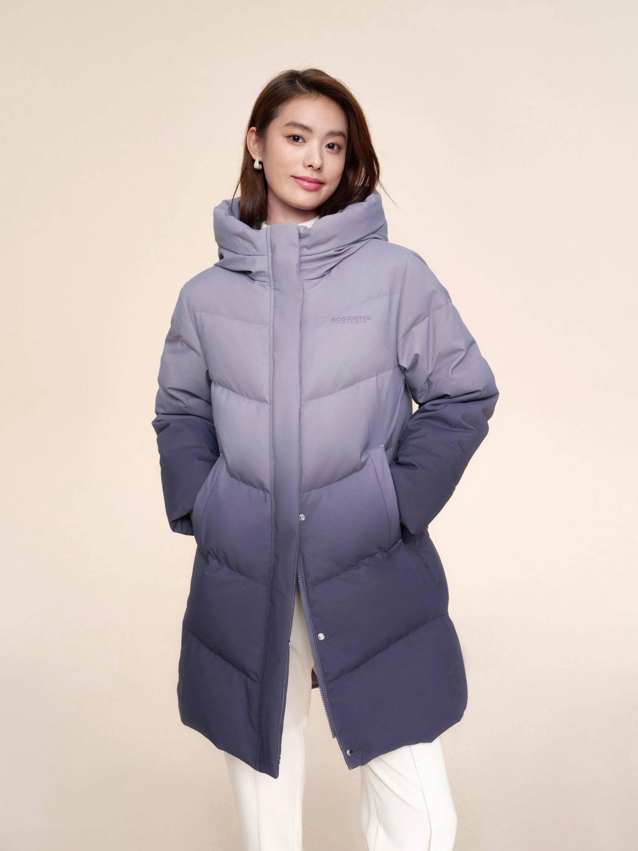 Women's Middle Length Down Coat 5124