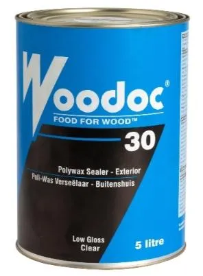 Woodoc 30 Exterior Low Gloss Polywax Sealer - Clear