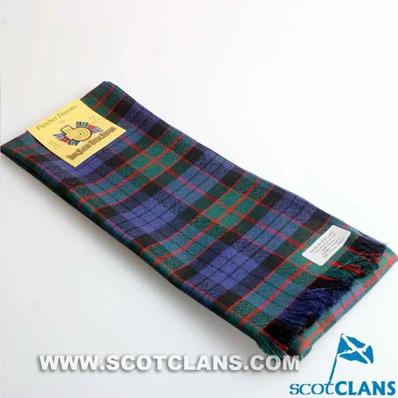 Wool Scarf in Fletcher Modern Tartan