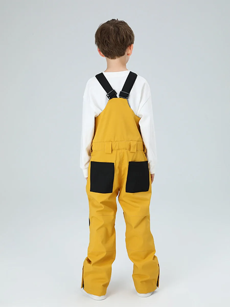 Yeefine Boys Colorblock Ski Overall Bib Pants