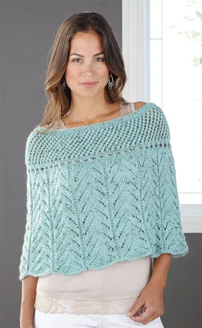 Zig Zag Lace Poncho Pattern